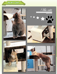 Cat tower brown