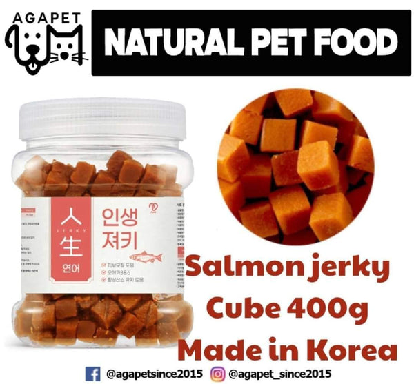 Plab Jerky Jar Salmon Cube 400g