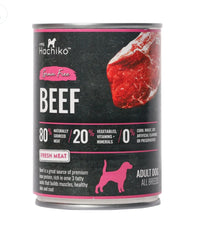 Hachiko Beef Canned Wet Dog Food (Grainfree)375g