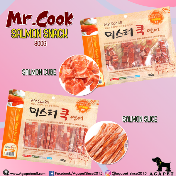 Mr. Cook Salmon Cube  Snack 300g
